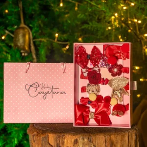 Cajita sorpresa navideña gatita red