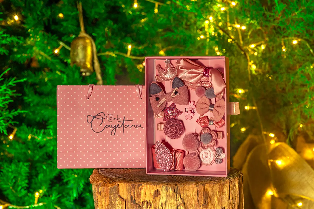 Cajita sorpresa navideña princesa